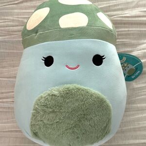 Bo Lynn Squishmallow Green and Blue Mushroom Plush Toy 12” NIB